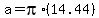 a+=+pi%2A%2814.44%29