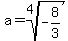 a+=+root%284%2C-8%2F3%29