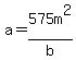 a+=575m%5E2%2Fb