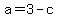 a++=+3+-c