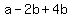 a-2b%2B4b