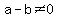 a-b%3C%3E0