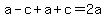 a-c%2Ba%2Bc=2a