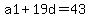 a1%2B19d=43