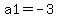 a1+=+-3+