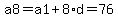 a8=a1%2B8%2Ad=76