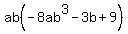 ab%28-8ab%5E3-3b%2B9%29