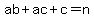 ab%2Bac%2Bc=n
