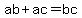 ab%2Bac=bc