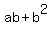 ab%2Bb%5E2%29