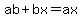 ab%2Bbx=ax