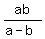 ab%2F%28a-b%29