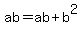 ab=ab%2Bb%5E2