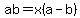 ab=x%28a-b%29