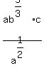 ab%5E%285%2F3%29c%2Fa%5E%281%2F2%29
