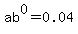 ab%5E0+=+0.04