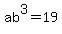 ab%5E3+=+19