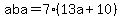 aba=7%2A%2813a%2B10%29