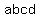 abcd+