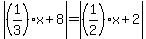 abs%28%281%2F3%29x%2B8%29=abs%28%281%2F2%29x%2B2%29