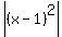 abs%28%28x-1%29%5E2%29