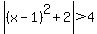 abs%28%28x-1%29%5E2+%2B+2%29+%3E+4