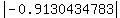 abs%28-0.9130434783%29