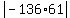abs%28-136%2A+61%29
