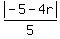 abs%28-5-4r%29%2F5
