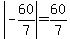 abs%28-60%2F7%29=60%2F7