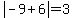 abs%28-9%2B6%29+=+3
