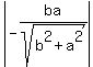 abs%28-ba%2Fsqrt%28b%5E2%2Ba%5E2%29%29
