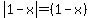 abs%281-x%29=%281-x%29