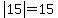 abs%2815%29=15