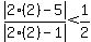 abs%282%282%29-5%29%2Fabs%282%282%29-1%29%3C1%2F2