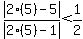 abs%282%285%29-5%29%2Fabs%282%285%29-1%29%3C1%2F2