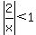 abs%282%2Fx%29%3C1