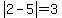 abs%282-5%29=3
