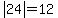 abs%2824%29+=+12