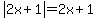 abs%282x%2B1%29=2x%2B1
