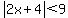 abs%282x%2B4%29%3C9
