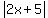 abs%282x%2B5%29