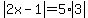 abs%282x-1%29=+5+%2A+abs%283%29