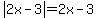 abs%282x-3%29=2x-3