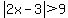 abs%282x-3%29%3E9