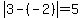 abs%283-%28-2%29%29=5