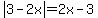 abs%283-2x%29+=+2x-3
