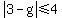 abs%283-g%29%3C=4