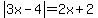 abs%283x-4%29=2x%2B2