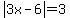 abs%283x-6%29=3